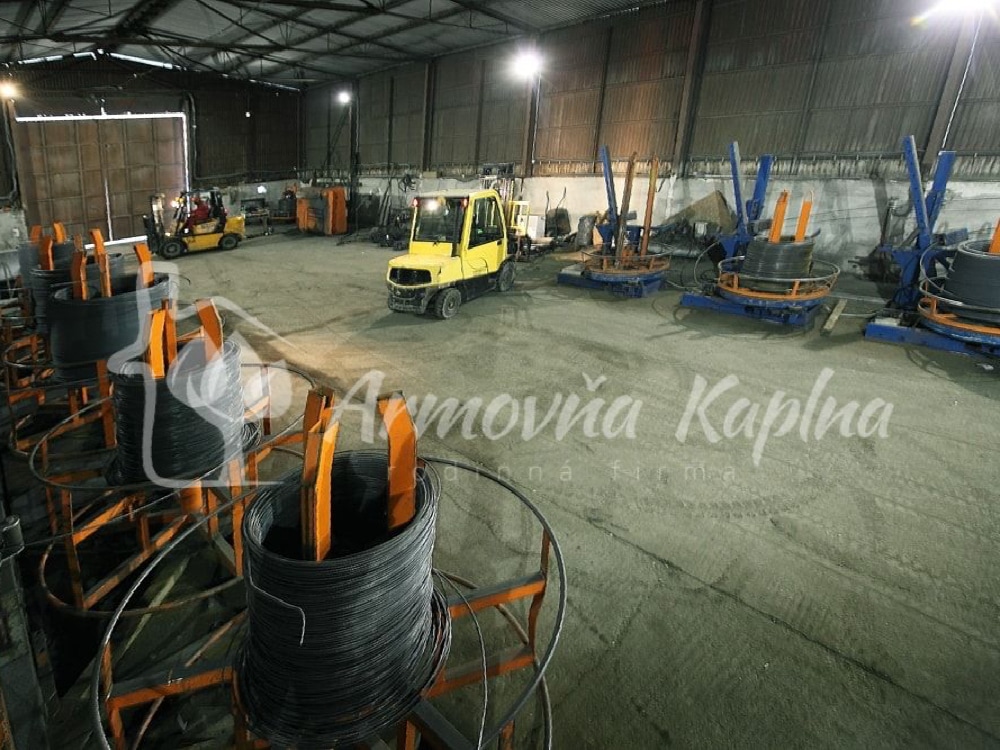 Armovňa Senec - Strihanie a ohýbanie betonárskej ocele podľa požiadaviek zákazníka